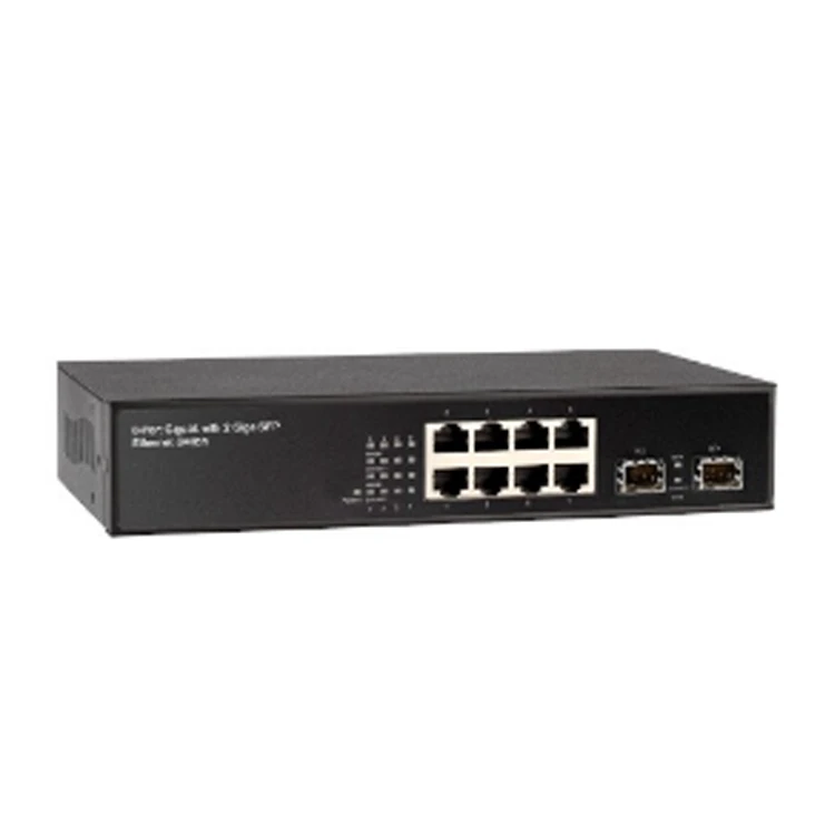 8-Port 10/100/1000M + 2-Port Gigabit SFPL2+ מתג מנוהל מלא