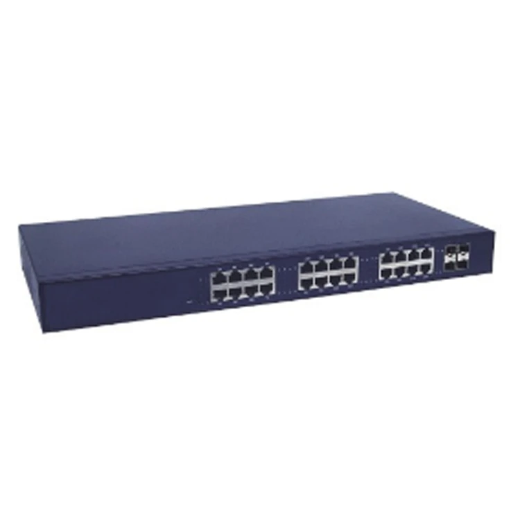 מתג סיב 24 יציאות Gigabit