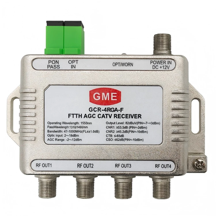 מהם תרחישי היישום של מקלט הכבלים FTTH AGC?